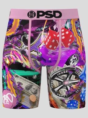 PSD Boxer Briefs Tuner Drip Size Large 36-38